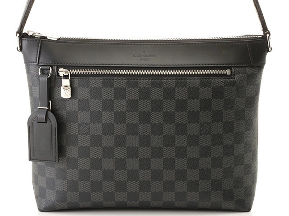 LOUIS VUITTON Shoulder Bag Messenger Mick NM Damier Graphite Black